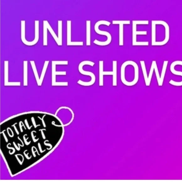 Unlisted Items for Live Shows - Picture 1 of 1